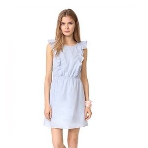 Madewell Bellflower Ruffle Cotton Mini Sundress